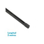 Pindal spot rail noir 2m 2 fils 2x200x3, 5 cm