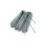 Piquet de fixation, 50pcs piquets de jardin en forme de u, piquets de fixation en acier galvanisé acier ... Piquet de fixation, 50pcs piquets de jardin en forme de u, piquets de fixation en acier galvanisé acier ...