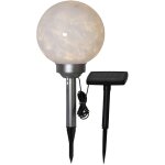 Piquet de jardin solaire luna, led, lampe boule, extérieur, 2 modes d'éclairage différents, capteur crépuscula ... Piquet de jardin solaire luna, led, lampe boule, extérieur, 2 modes d'éclairage différents, capteur crépuscula ...