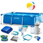 Piscine de jardin cadre 220 x 150 x 60 cm 15 en 1 intex 28270