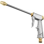 Pistolet d'arrosage m�tal, pistolet arrosoir m�tal haute pression, pistolet � eau de jardin robuste avec ...