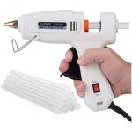 Pistolet � colle chaude r�glable avec 10 b�tons de colle blanc 8x3, 9x1, 6 pouce ensemble de pistolets ...