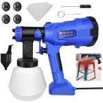 Pistolet �lectrique 900 w hvlp [4 buses + 3 mod�les] / pulv�risateur haute performance 600 ml / min pour ...