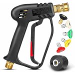 Zvd - pistolet nettoyeur haute pression 4000 psi - 5 buses pulvérisation interchangeables, connecteur ... Zvd - pistolet nettoyeur haute pression 4000 psi - 5 buses pulvérisation interchangeables, connecteur ...