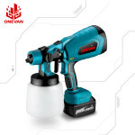 Onevan - pistolet � peinture 1000ml pulv�risateur �lectrique , indicateur de batterie et 3 buses - batterie ...