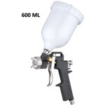 Pistolet � peinture pneumatique avec remplissage de 600 ml, buse de 1, 5 mm g, type gravit� 200 ml / ...