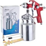 Pistolet � peinture professionnel auarita hp 1, 4 mm, r�servoir inf�rieur 1 l
