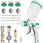 Pistolet � peinture professionnel haute pression kit de pistolet � air comprim� alimentation par gravit� ...