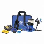 Graco - pistolet pulvrisateur de peinture airless ultra quickshot avec 2 batteries 18v 2, 0ah dewalt ...