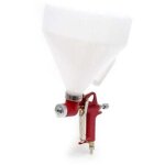 Pistolet pulv�risateur pneumatique avec seau de 6 l et 3 buses pour enduit, projection de ciment, rev�tement ...