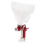Pistolet pulv�risateur pneumatique avec seau de 6 l et 3 buses pour enduit, projection de ciment, rev�tement ...
