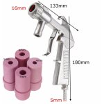 Sandblaster pistolet sablage pneumatique kit, pistolet de sablage + 4 buses c�ramiques sbc 90 - 220 - ...