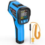Pistolet de temp�rature infrarouge - 40?650?, pistolet de temp�rature laser num�rique sans contact avec ...