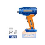 Pistolet thermique sans fil wadfow 20 v - sans batterie ni chargeur, wadfow