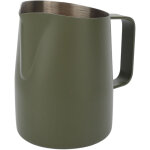 Pitcher � lait inox 450ml pour mousse � caf� latte, bec verseur inclin�, qualit� alimentaire.