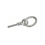 Piton � ?il avec anneau articul� - filetage m�trique - inox a4 6x60 mm - bo�te de 5