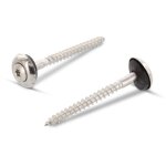 Vis express - vis pour faitage t�te frais�e bomb�e tfb torx t20 inox a2 4. 5x70 rondelle d'�tanch�ite ...