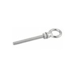 Piton  ?il filet - avec ecrou + rondelle - inox a4 6x60 mm - bote de 5