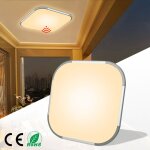 Hengmei - plafonnier 24w plafonnier avec dtecteur de mouvement plafonnier applique murale lampe de salon, ...