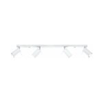 Silumen - plafonnier 4 spots orientables pour ampoule gu10 - blanc