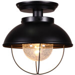 Plafonnier de balcon de style industriel r�tro lampe de vestiaire lampe de cuisine avec ampoule led blanc ...