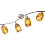 Nino leuchten - plafonnier bois salon spots nickel ch�ne spots mobiles strip light nino 81040446