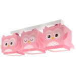 Plafonnier chambre d'enfant pink owl - 64483