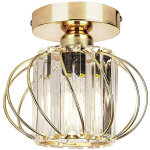 Plafonnier en cristal moderne e27 led plafonnier mini lustre en cristal pour cuisine salle � manger chambre ...