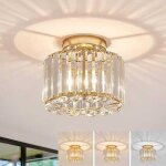 Plafonnier en cristal ? plafonnier semi - encastr�, lustre moderne, plafonnier pour cuisine, chambre ...