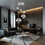 Globo lighting - suspension lampe à suspendre lampe de salon verre sphère transparente led, métal verre, ... Globo lighting - suspension lampe à suspendre lampe de salon verre sphère transparente led, métal verre, ...