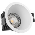 Plafonnier encastr� 25� downlight spot 6w 4000k led plafonnier encastrable blanc
