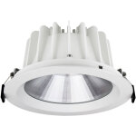 Plafonnier encastré atic ip65 led cob 37w 6155lm(5190lm) cri80 4000k 90º blanc Plafonnier encastré atic ip65 led cob 37w 6155lm(5190lm) cri80 4000k 90º blanc