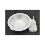 Plafonnier encastr� led 13. 2w blanc fixe � 220x94mm 3000k 1370lm 80� non - dimmable alim 230v downlight ...