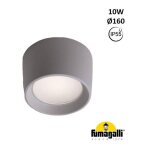 Plafonnier d'extrieur cct 'livia 160' fumagalli 10w - gx53 - - gris