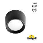 Plafonnier d'ext�rieur cct 'livia 160' fumagalli - 10w - gx53 - - noir
