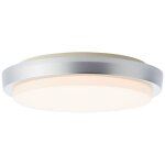 Plafonnier ext�rieur devora couleur argent led int�gr�