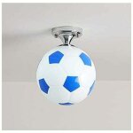 Plafonnier de football, lustre de la chambre des enfants, �clairage int�rieur, lustre de personnalit� ...