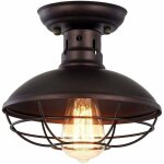 Plafonnier industrielle plafond lumi�re r�tro en m�tal noir plafond light shade pendentif lustre pour ...