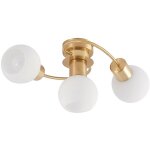 Lindby - plafonnier � intensit� variable 'ciala' en verre pour salon & salle � manger
