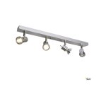 Slv - plafonniers intrieurs asto applique et plafonnier quad alu bross 4x gu10 max. 75w 147444
