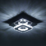 Plafonnier d'int�rieur � led lustre en cristal k9 moderne pour salon, chambre � coucher, salle � manger ...
