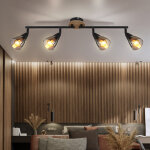 Globo - plafonnier plafonnier lampe de salon lampe de salle  manger lampe de chambre  coucher, mtal ...