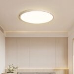 Plafonnier led �23 cm, lumi�re chaude, rond, 1600 lm, id�al pour salle de bain, salon, chambre, cuisine, ...