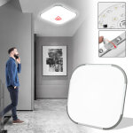 Uisebrt - plafonnier led 24 w, blanc froid, capteur radar avec détecteur de mouvement, plafonnier moderne ... Uisebrt - plafonnier led 24 w, blanc froid, capteur radar avec détecteur de mouvement, plafonnier moderne ...