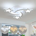 Goeco plafonnier led 30w, lampe de plafond en forme star moderne pour chambre à coucher chambre d'enfant, ... Goeco plafonnier led 30w, lampe de plafond en forme star moderne pour chambre à coucher chambre d'enfant, ...