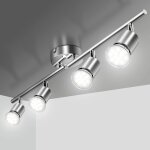 Plafonnier led à 4 lumières lampe applique spot de plafond orientable ideal comme une lampe salon couloirs ... Plafonnier led à 4 lumières lampe applique spot de plafond orientable ideal comme une lampe salon couloirs ...