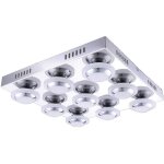 Wofi - plafonnier led 40, 5 watts lampe d'�clairage en m�tal 9589. 09. 01. 0000