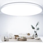Plafonnier led, �50cm luminaire plafonnier 6500k led plafonier 48w 4800lm luminaire plafonier ip44 led ...