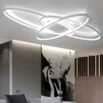 Plafonnier led 70 w � intensit� variable - moderne et chic - abat - jour en acrylique - luminosit� r�glable ...