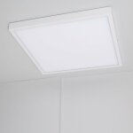 Efectoled - plafonnier led carr� 30w extra - plat cct s�lectionnable 400x400 mm s�lectionnable (chaud ...